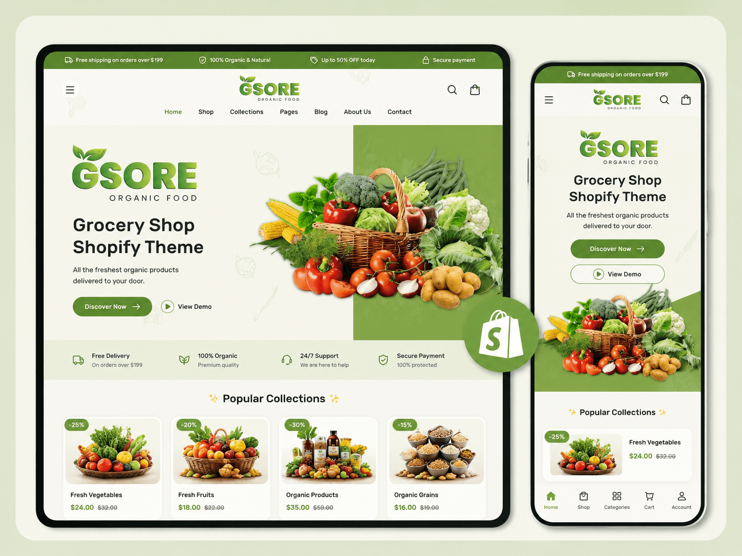 GSore Shopify theme preview