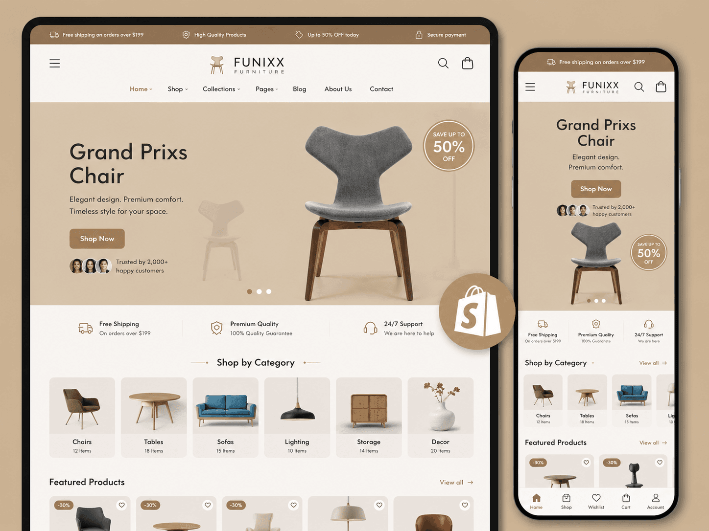 Funixx Shopify theme preview