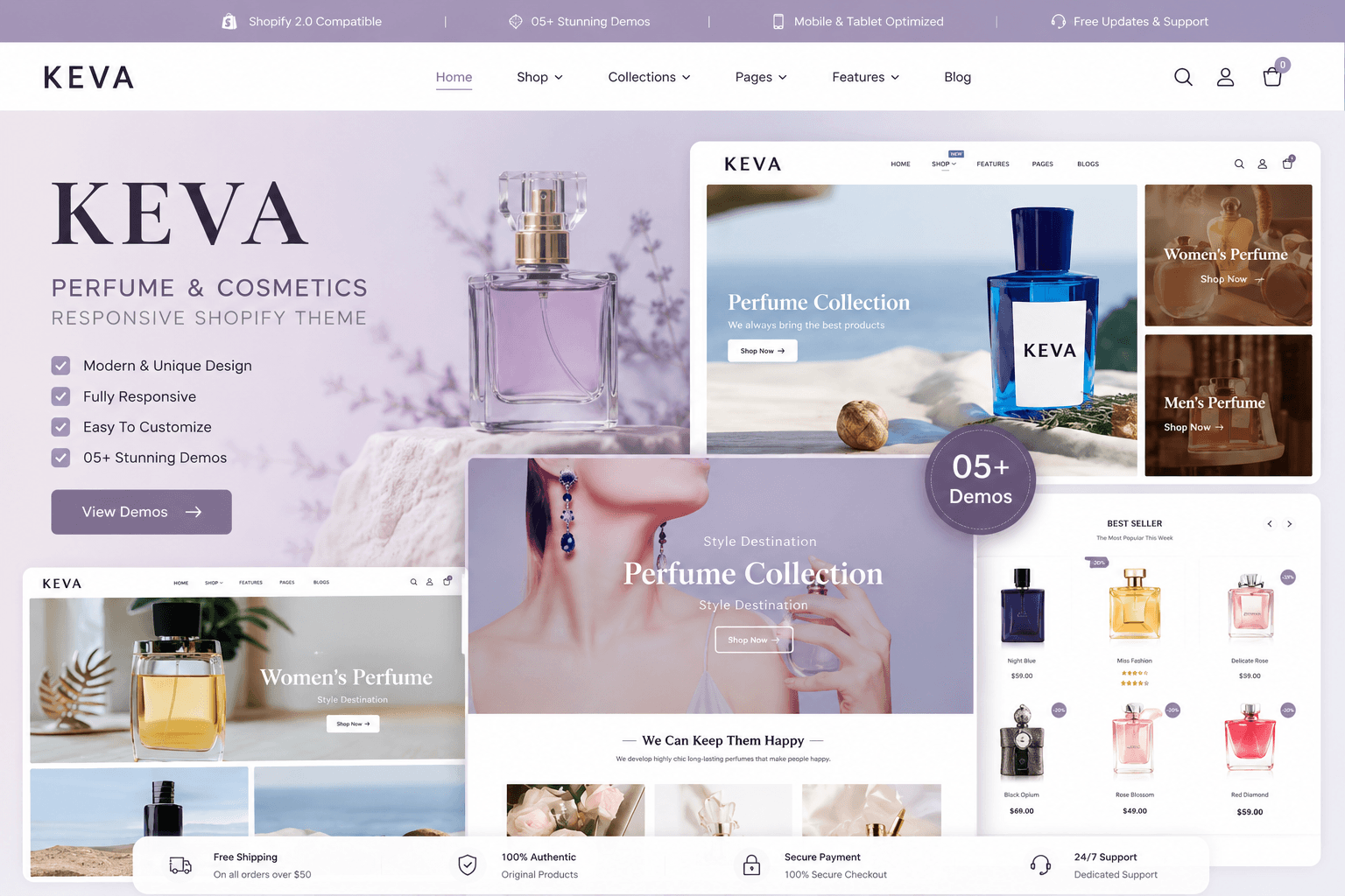 Keva Shopify theme preview