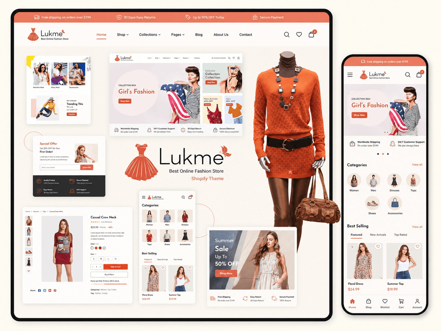 Lukme Shopify theme preview